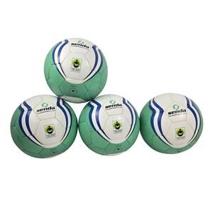Lot of 4 Senda Futsal Balls Size 4 Valor XLS Club Indoor Hard court Teal White